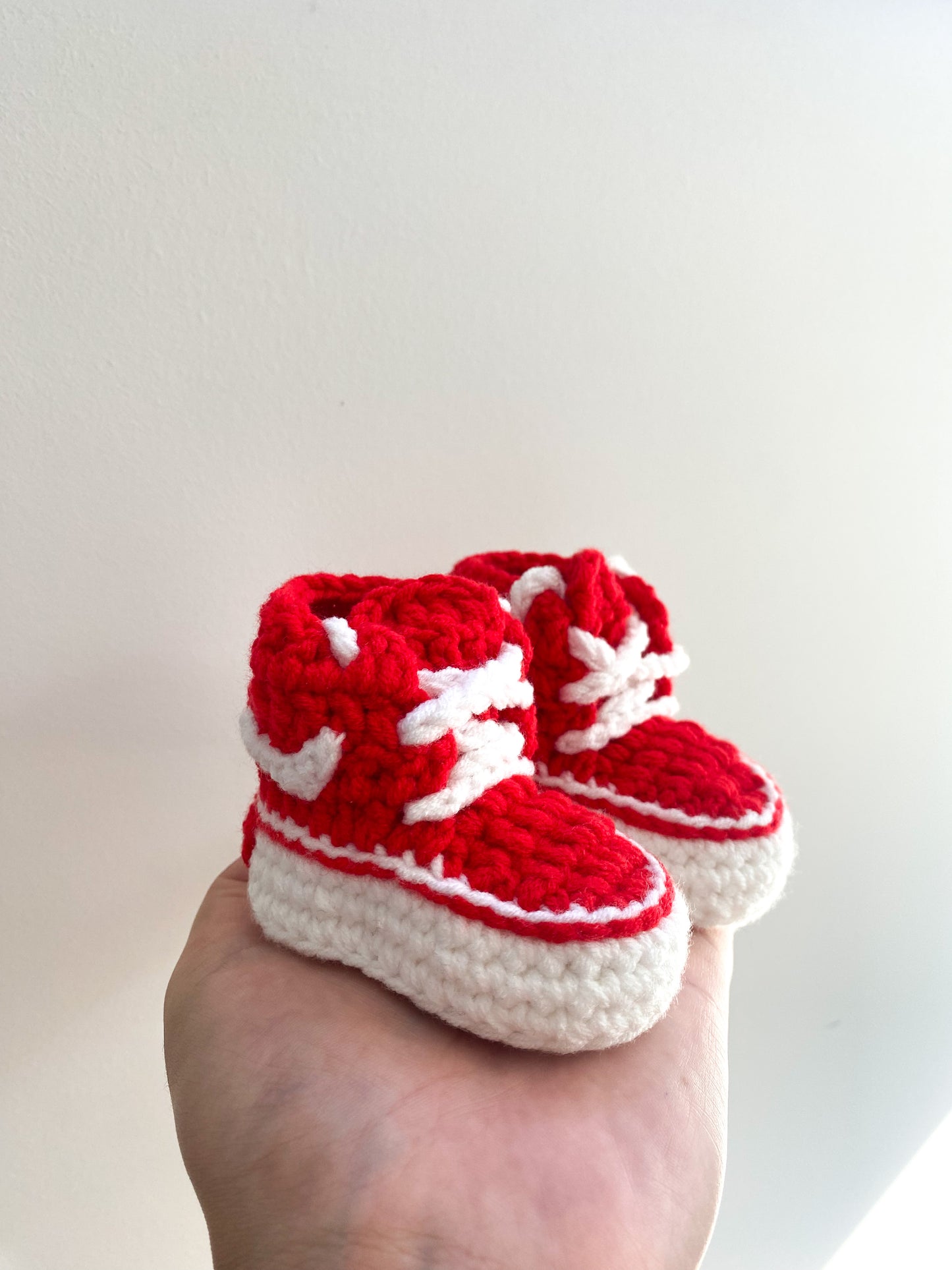 Handmade Baby Crochet - Skate Red