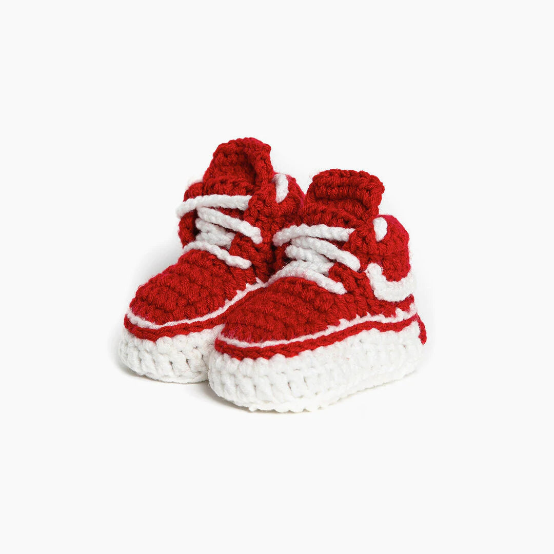 Handmade Baby Crochet - Skate Red